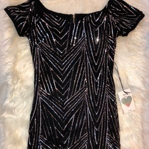 SOLD Shiny Dress Small